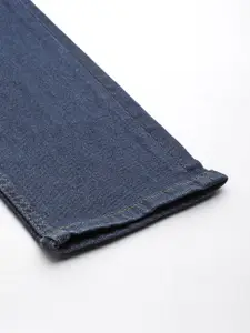 Roadster Men Navy Blue Light Fade Stretchable Jeans