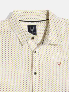Allen Solly Junior Boys Sport Micro Ditsy Printed Pure Cotton Casual Shirt