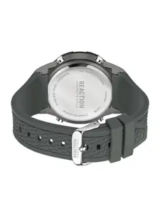 REACTION KENNETH COLE Men Grey Dial & Straps Digital Multi Function Watch KRWGP2194301