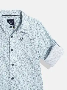 Allen Solly Junior Boys Sport Micro Ditsy Printed Pure Cotton Casual Shirt