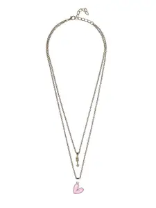 Priyaasi Rose Gold-Plated Layered Necklace