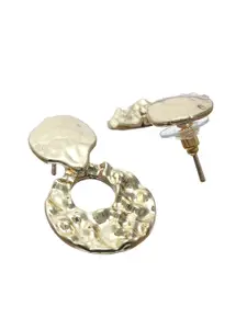 Priyaasi Gold-Toned Contemporary Drop Earrings