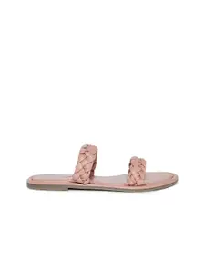 Forever Glam by Pantaloons Women Pink Open Toe Flats