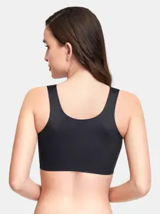 Amante Solid Non Padded Wirefree Skins Scoop Neck Slip-On Bra - BRA83301