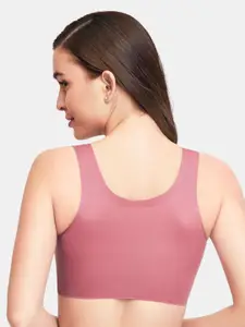 Amante Solid Non Padded Skins V-Neck Slip-On Bra - BRA83401