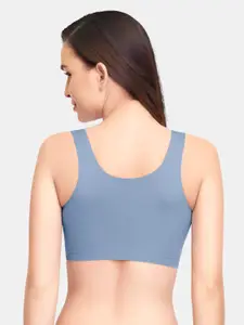 Amante Solid Non Padded Skins Scoop Neck Slip-On Bra - BRA83301