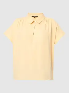 Vero Moda Women Yellow Shirt Style Top