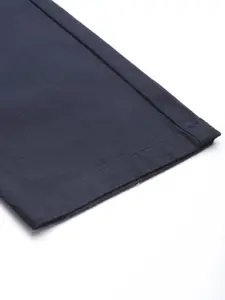 Blackberrys Men Navy Blue B-95 Slim Fit Trousers