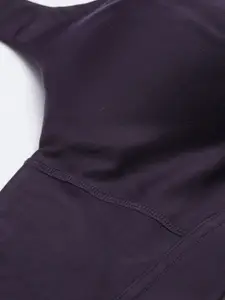 Enamor Padded Non-Wired Full Coverage U-Shaped Back, and Detachable Straps Sports Bra