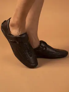 Big Fox Men Brown Shoe-Style Sandals