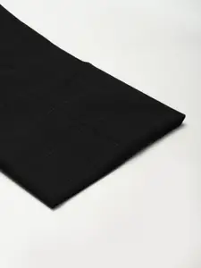 Blackberrys Men Black Checked B-95 Slim Fit Trousers