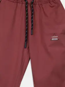 Monte Carlo Boys Rust Solid Regular Fit Mid Rise Regular Shorts