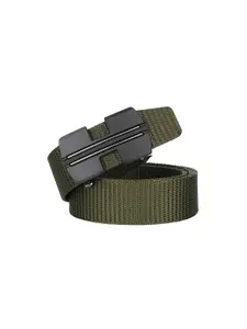 Kastner Men Green Canvas Formal Belt