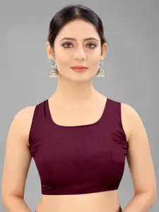 Silk Land Magenta & Gold-Toned Woven Design Zari Banarasi Saree