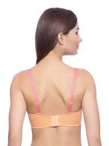 Zivame Coral Orange T-shirt Bra ZI00ZOPP05P