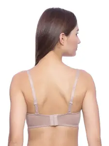 Zivame Taupe T-shirt Bra ZI00ZOPP05J
