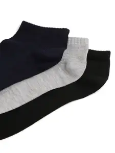 CRUSSET Men Pack of 3 Assorted Above Ankle-Length Socks