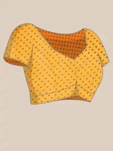 ANAND SAREES Pack of 2 Black & Yellow Printed Saree