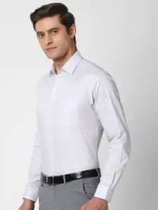 Van Heusen Men White Pure Cotton Formal Shirt
