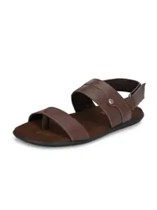 El Paso Men Brown Comfort Sandals