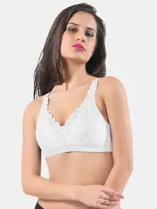 Dazzle White Abstract Everyday Bra