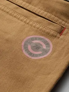 Roadster Men Khaki Solid Shorts