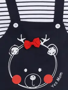 Toonyport Black Pinafore Mini Dress