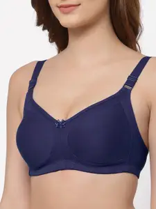 Floret Pack of 2 Non Padded Non-Wired Cotton Full Coverage Everyday Bra With Moulded Cups