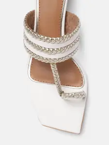 Anouk Women One Toe Block Heels