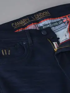 Canary London Men Blue Smart Skinny Fit Low-Rise Stretchable Jeans
