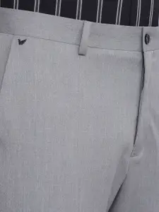 Blackberrys Men Grey Arise Regular Fit Trousers