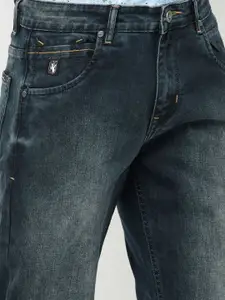 Cantabil Men Grey Heavy Fade Stretchable Jeans