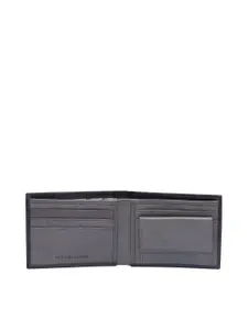 SPYKAR Men Black Leather Two Fold Wallet