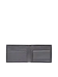 SPYKAR Men Black Leather Two Fold Wallet