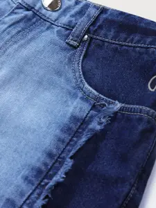 Gini and Jony Girls Blue Washed Denim Shorts