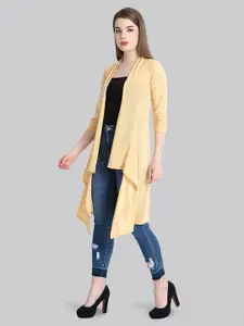 BUY NEW TREND Beige Open-Front Shrug