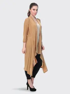 BUY NEW TREND Beige Open-Front Shrug