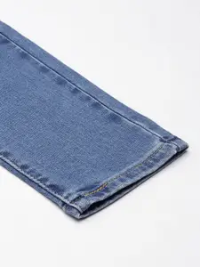 Levis Women Blue 711 Skinny Fit Light Fade Mid Rise Stretchable Jeans