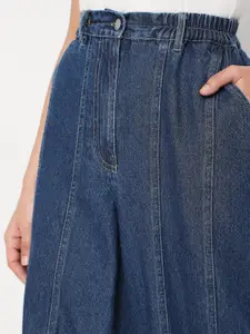 Vero Moda Women Blue Straight Fit High-Rise Jeans