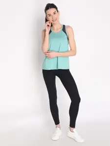 CHKOKKO Sea Green Tank Top