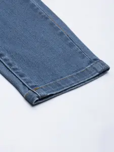 Allen Solly Woman Women Blue Kelly Skinny Fit Low Distress Light Fade Stretchable Jeans