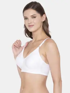 Souminie Pack of 2 White Cotton Seamless Bra