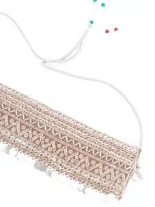 ODETTE Pink Artificial Beads Necklace