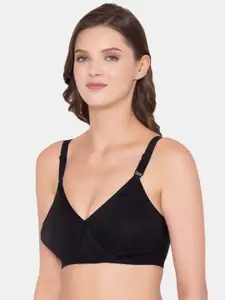 Souminie Black Solid Non Padded Minimizer Bra