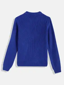 Kook N Keech Teens Boys Blue Solid Pullover