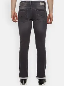 Louis Philippe Jeans Men Grey Light Fade Cotton  Jeans