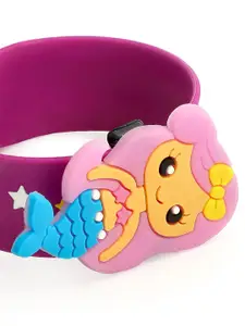 EL REGALO Girls Set of 2 Blue & Purple Wraparound Bracelet