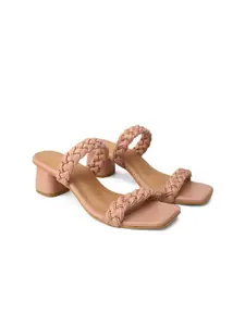 Hydes N Hues Beige Block Sandals