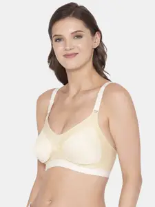 Souminie Beige & Cream-Coloured Non Wired Non Padded Bra