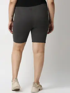 20Dresses Women Grey Slim Fit Cycling Shorts